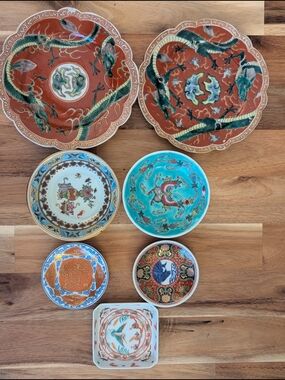 Gallery Wall Curated Vintage Asian Porcelain Bundle